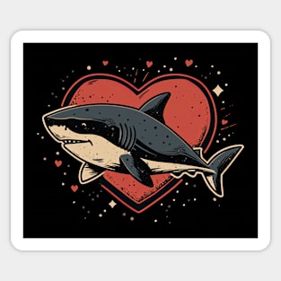 Love shark Sticker